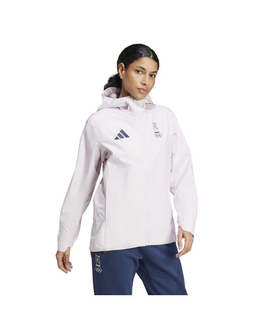 Adidas White Noc Pl Jacketw