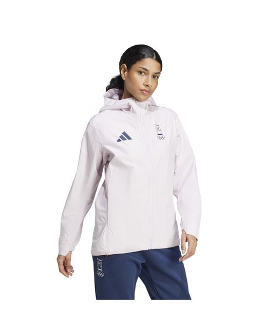 Adidas White Noc Pl Jacketw