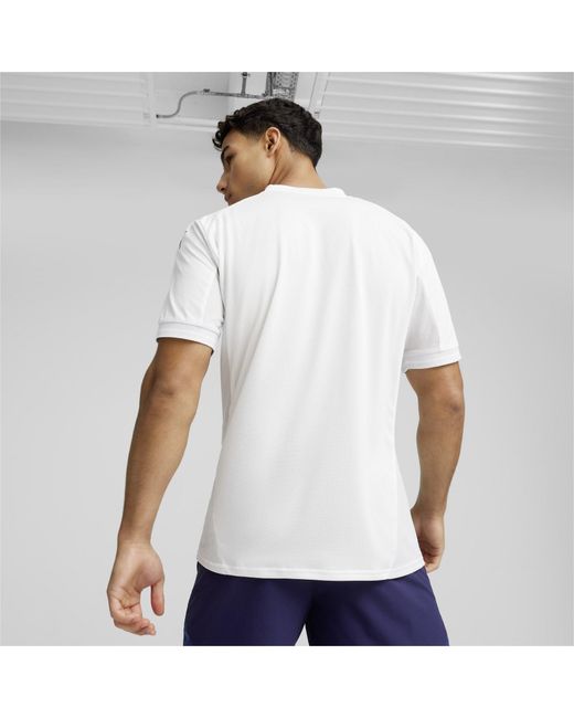 PUMA White Teamfinal Jersey T-Shirt for men