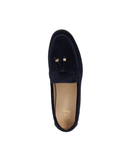 Dune Blue Gasil Loafers