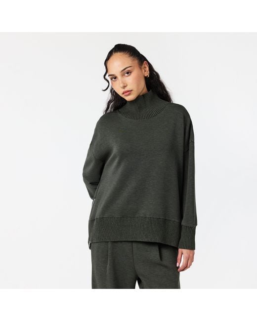 Varley Green Barker High-Neck Sweat