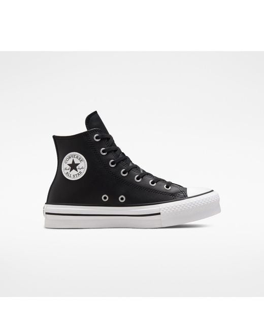 Converse Black Chuck Taylor All Star Eva High-Top Trainers