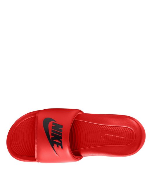 Nike Red Victori One Slides for men