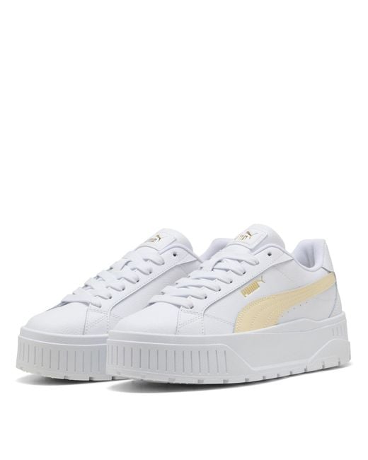 PUMA White Karmen Ii Low-Top Trainers