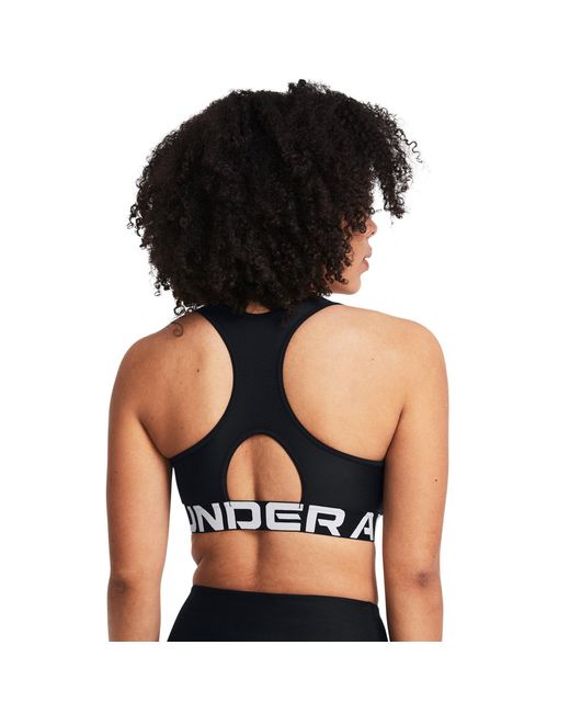 Under Armour Black Heatgear Authentics Medium Support Sports Bra