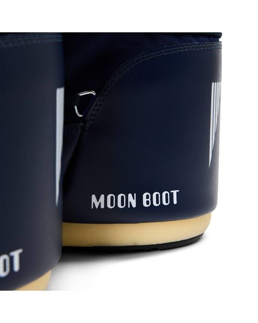 Moon Boot Blue Icon Low Nylon Boots