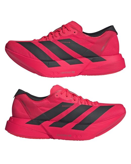Adidas Pink Adizero Adios Pro 4 Shoes Ladies