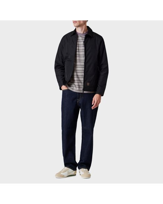 Paul Smith Blue Zipped Harrington Jacket for men