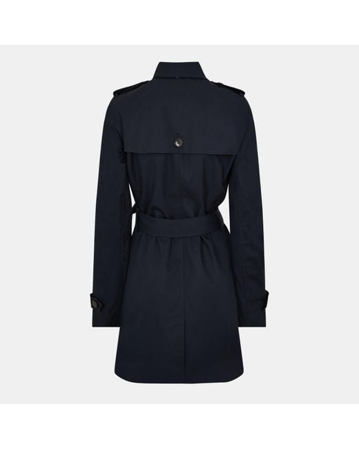 Tommy Hilfiger Blue Heritage Single Breasted Trench Coat