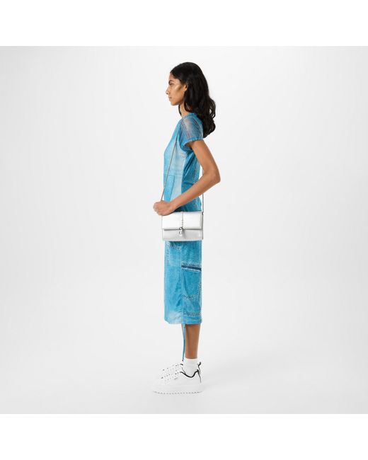HUGO White Lyssa Tenn Platform Trainers