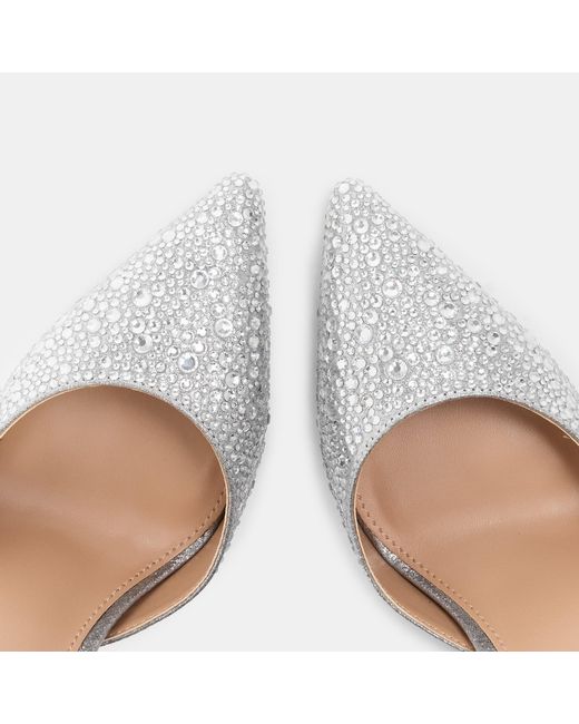 Steve Madden Metallic Ravaged S Stiletto Court Shoes