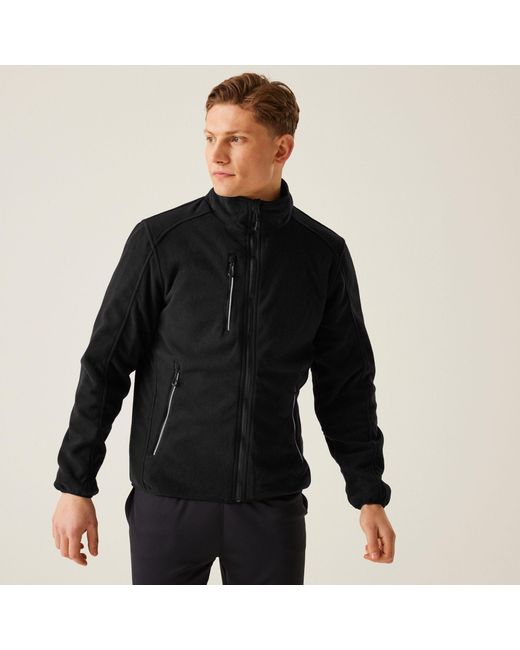 Regatta Black Crinkle Hooded Jacket for men