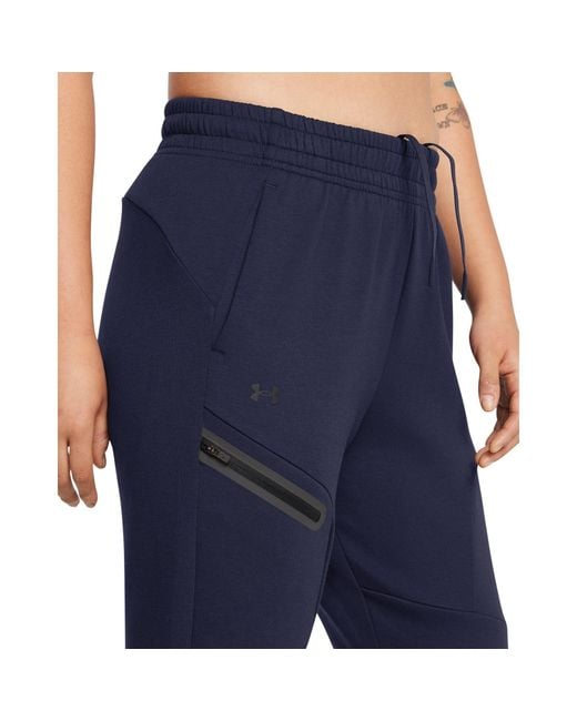 Under Armour Blue Unstoppable Closed Hem Fleece Jogger
