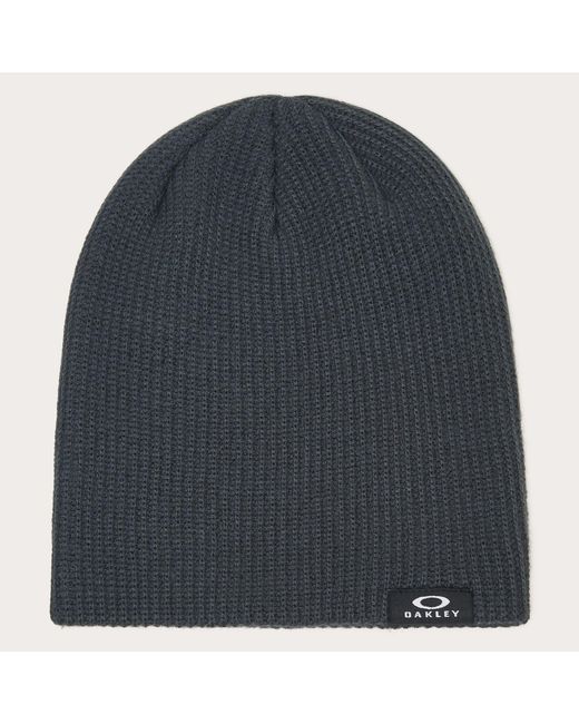 Oakley Blue Backbone Ribbed Polyacrylic Beanie for men