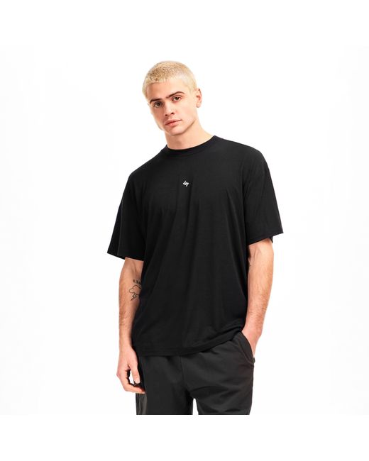 REPRESENT 247 Black Dna Graphic Short Sleeve Performance Gym Top for men