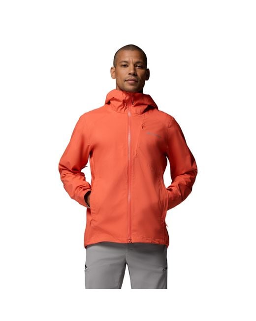 Columbia Red Trailborne 2.5L Waterproof Shell for men