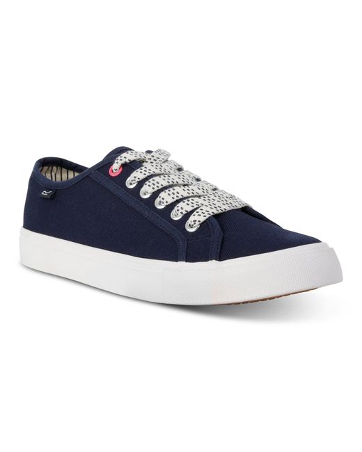 Regatta Blue Marine Canvas Trainers