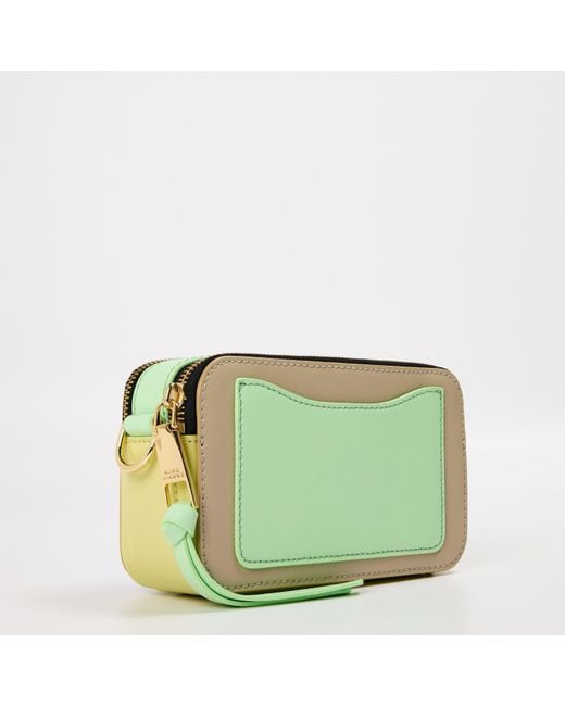 Marc Jacobs Green Cblck Snapshot Shoulder Bag