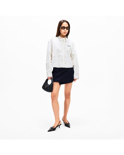 Miu Miu Black Oval Sunglasses