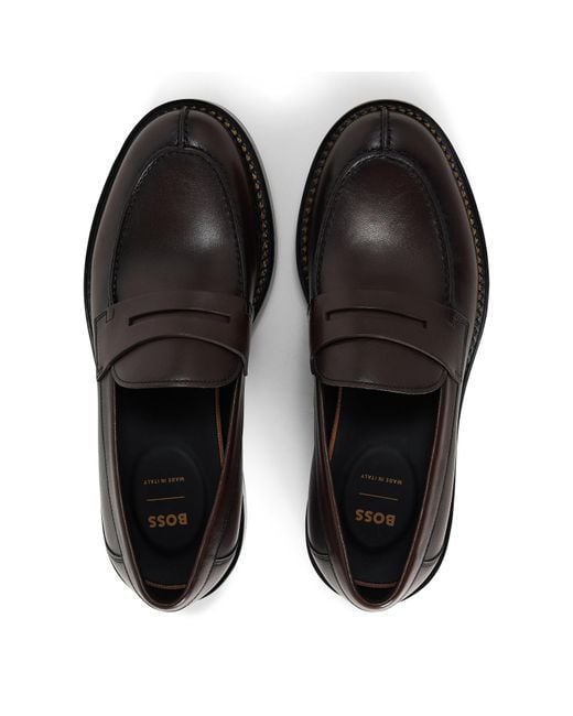 Boss Black Enri Loaf Ltpe 10246727 01 Loafers for men