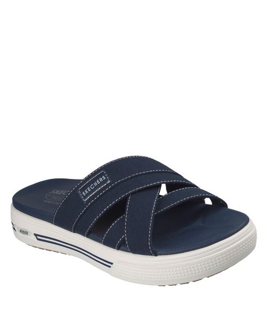 Skechers Blue Arch Fit Arcade Flat Sandal