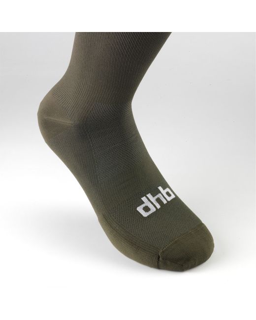 Dhb Green Summer Lite Aeron Tall Sock