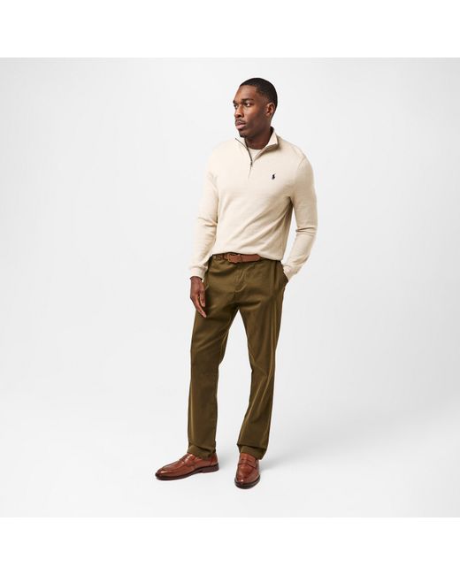 Dune Brown Stanwood Leather Slip On Loafers for men