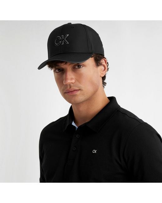 Calvin Klein Black Golf Cap for men