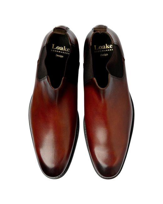 Loake Brown Chelsea Boots for men