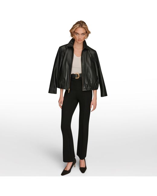 Donna Karan Black Leather Jacket