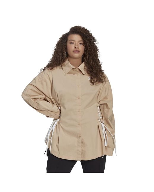 Adidas Originals Natural Long-Sleeve T-Shirt