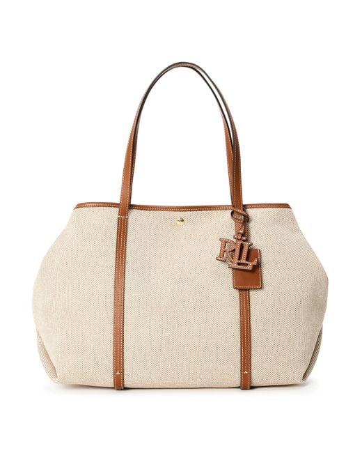 Ralph Lauren Natural Emerie Tote Bag Xl