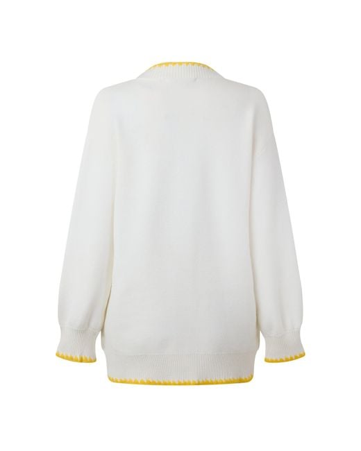 Never Fully Dressed White Cardigan