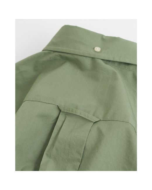 Gant Green Regular Fit Poplin Shirt for men