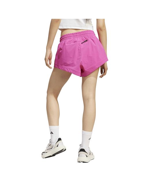 Adidas Pink Z.N.E. Woven Tracksuit Shorts