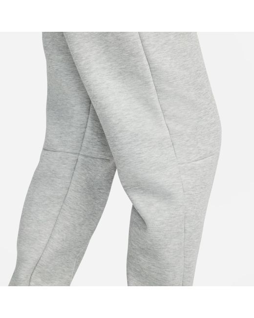 Nike Gray Sportswear Tech Fleece Mid-Rise Jogger Pants