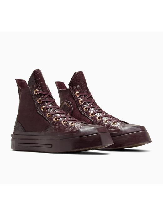 Converse Purple Chuck 70 De Luxe Squared High-Top Trainers