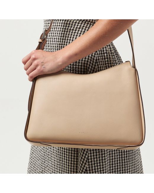 Radley Natural Westwell Lane Medium Ziptop Crossbody Bag