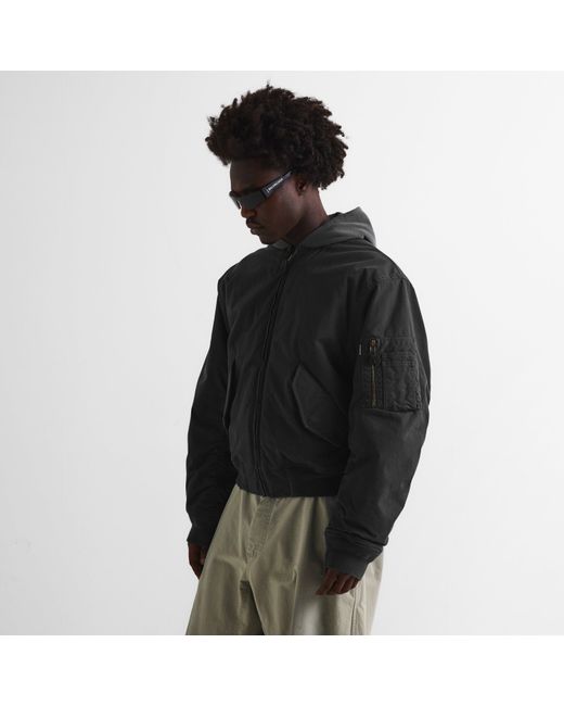 Balenciaga Black Bal Hooded Bmbr Sn63 for men