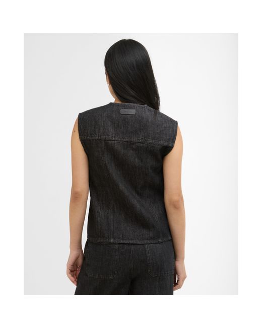 Barbour Black Myra Waistcoat
