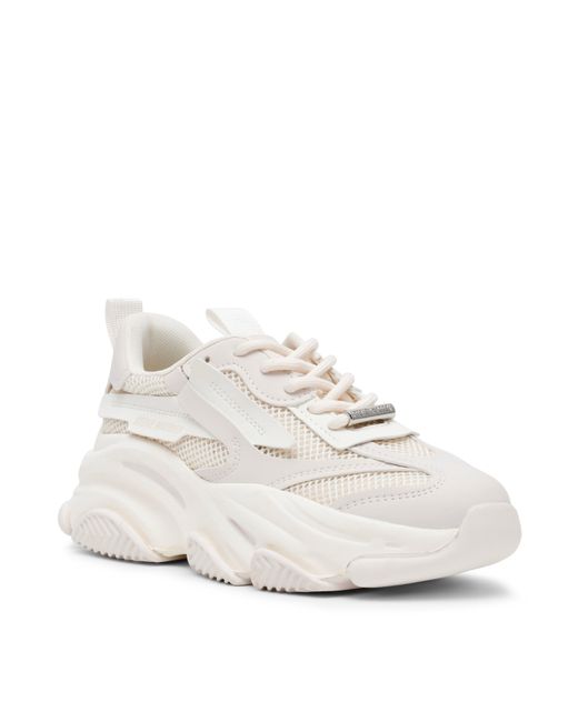 Steve Madden White Possession Chunky Trainers