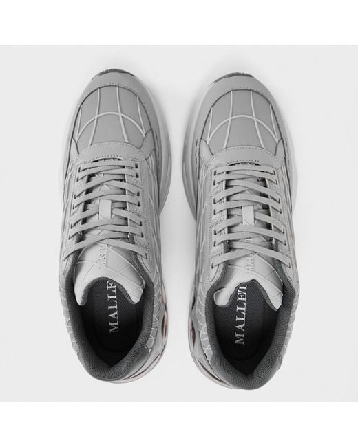 Mallet Gray Neptune Chunky Sole Chunky Trainers for men