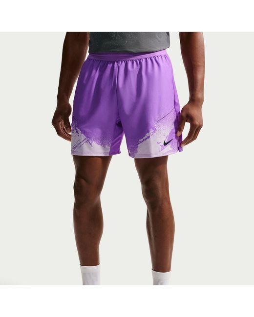 Nike Purple Performance Tennis Shorts for men