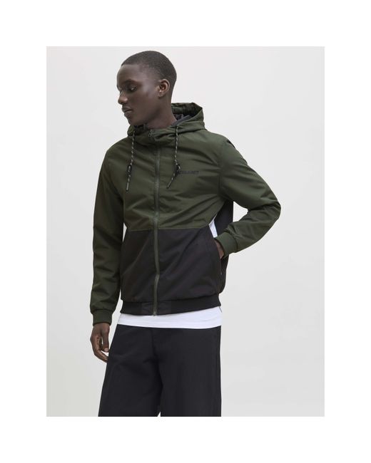 Jack & Jones Green Bomber Jacket for men