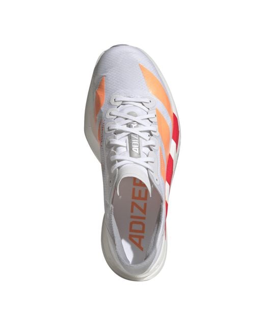 Adidas Gray Adizero Adios Pro 4 Running Shoe