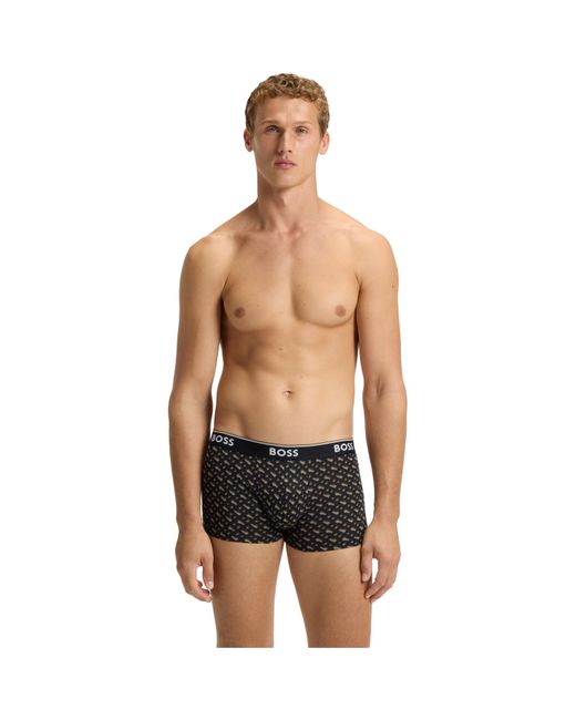 Boss Black Bodywear 3-Pack Boxer Shorts With Logo Detail for men
