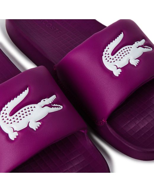 Lacoste Purple Serve Slide 1.0 Slider