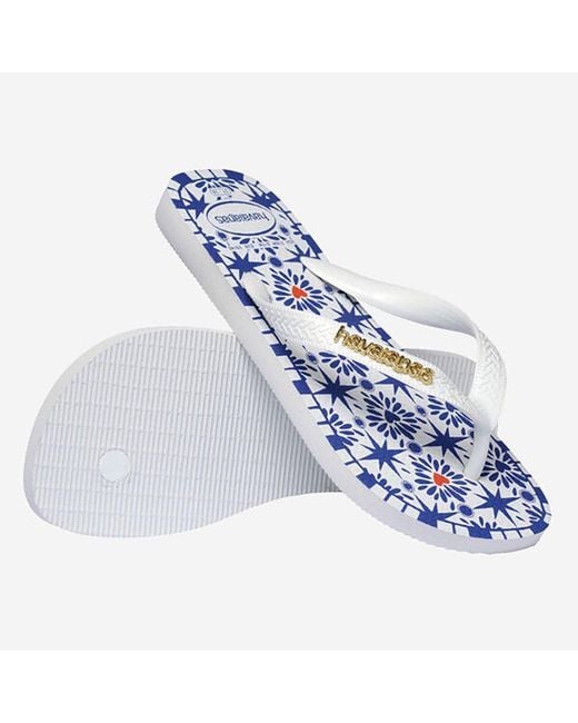 Havaianas Blue Flip Flops