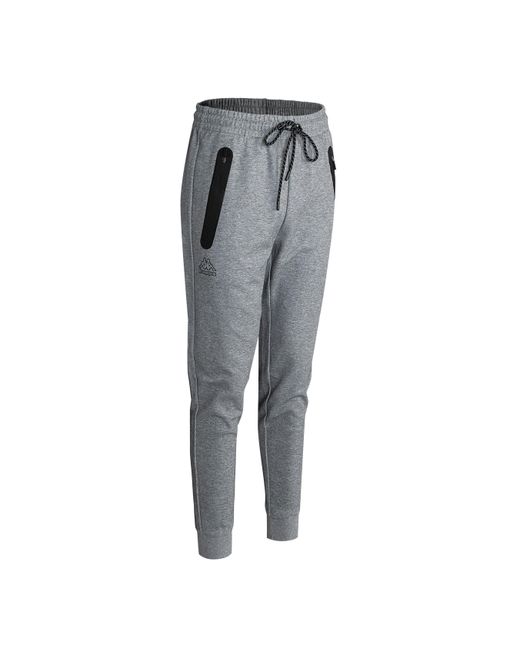 Kappa Gray Tech Fl Track Pants Jogger for men