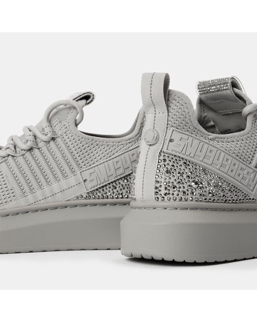 Steve Madden Gray Glorya Low-Top Trainers